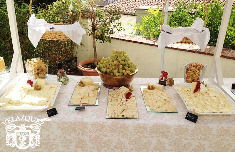 Mesa de Quesos - Catering para Bodas en Granada