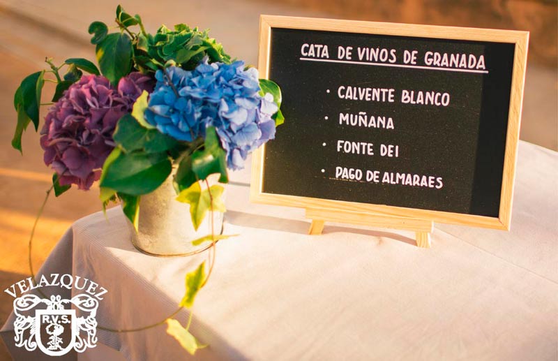 Cata de Vinos - Catering para Bodas en Granada