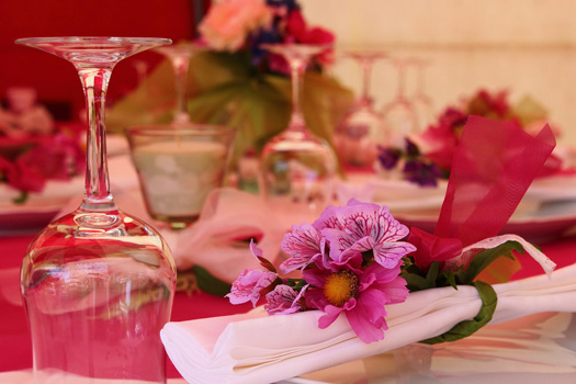 mesa roja bodas en granada